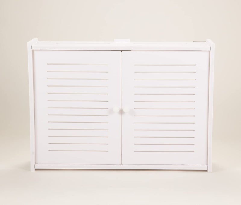 Noviko Wifi Storage Box Wall Mount Wifi Router Storage Box Router Modem Wall Mount (Small Shutter) - Image 2