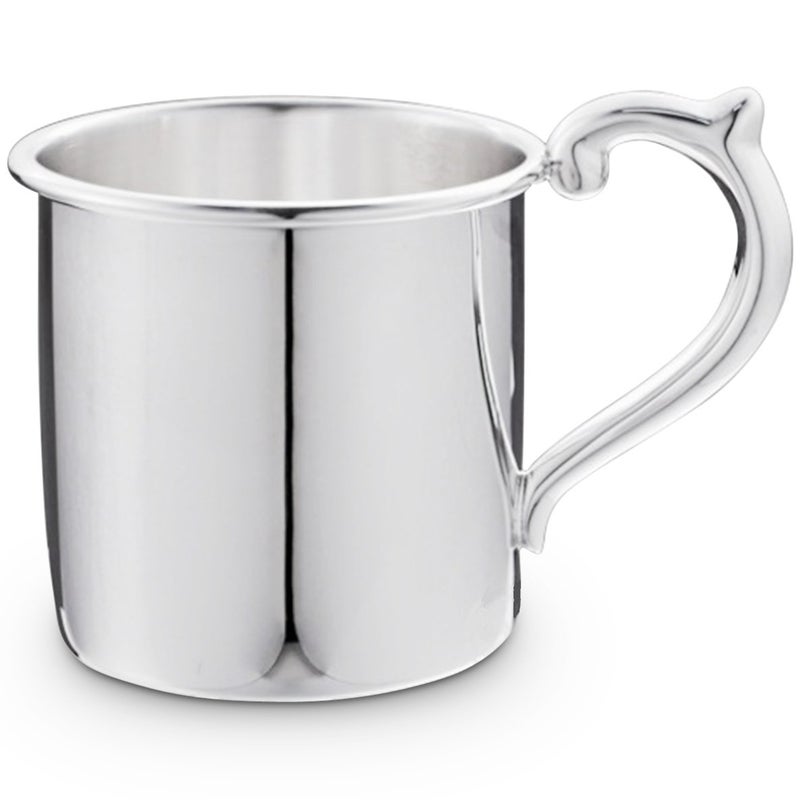 Cunill CUNILL Sterling Silver Baby Cup  Classic Silver Cup for Babies Expecting Mothers  Solid 925 Sterling Silver  Custom Cunill Two Piece Gift Box