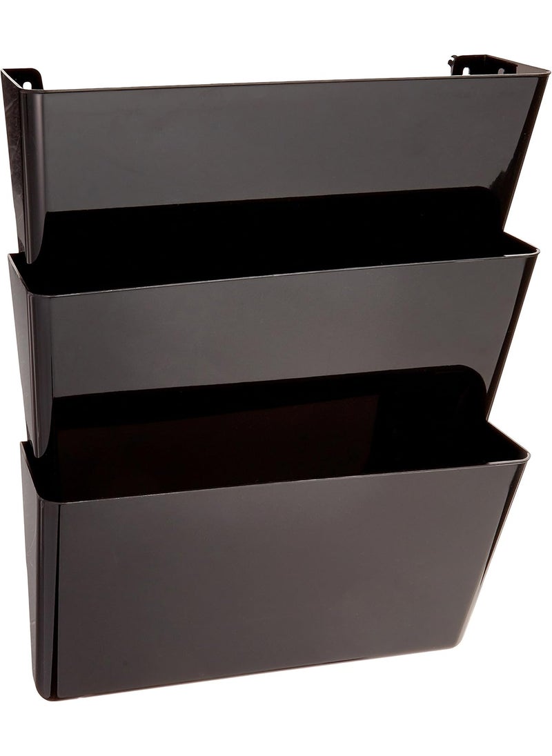 Deflecto DEFLECTO Conversion File Jackets And Pockets DEF93604 Black Pack of 1  - Image 1