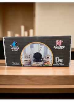 FAST Granite turkey dark grey cookware 10 piece  - Image 2