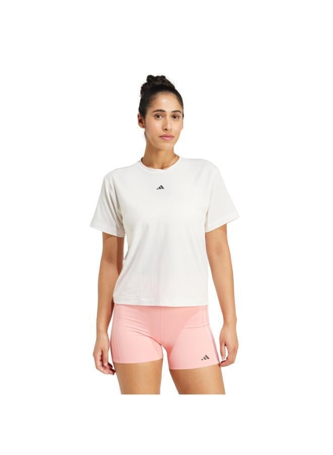 Adidas PrimeLift Back-Cutout 3-Stripes T-Shirt - Image 1