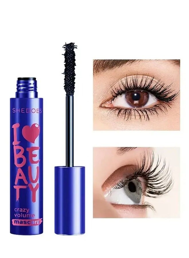 هي تفعل إيسنس لاش برنسيس ماسكارا لتكثيف الرموش – تأثير الرموش الاصطناعية، أسود، تدوم طويلاً، خالية من التكتل، مقاومة للتلطخ، تكثيف وتعريف دراماتيكي - Image 1