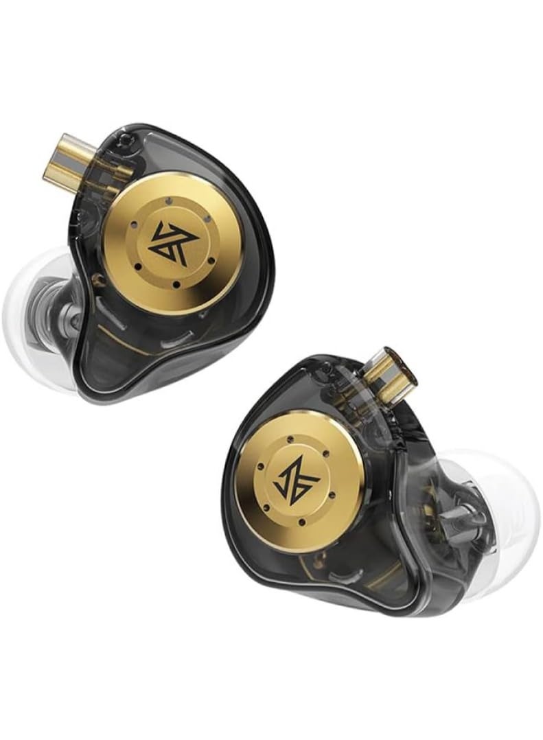 KZ EDX PRO in Ear Monitor IEM Wired Earbuds Earphones 1DD Wired Ear Buds HiFi Deep Bass with 1DD New 3.5mm Dynamic Driver Over Ear Headset with Detachable Cable with Mic Black - Image 2