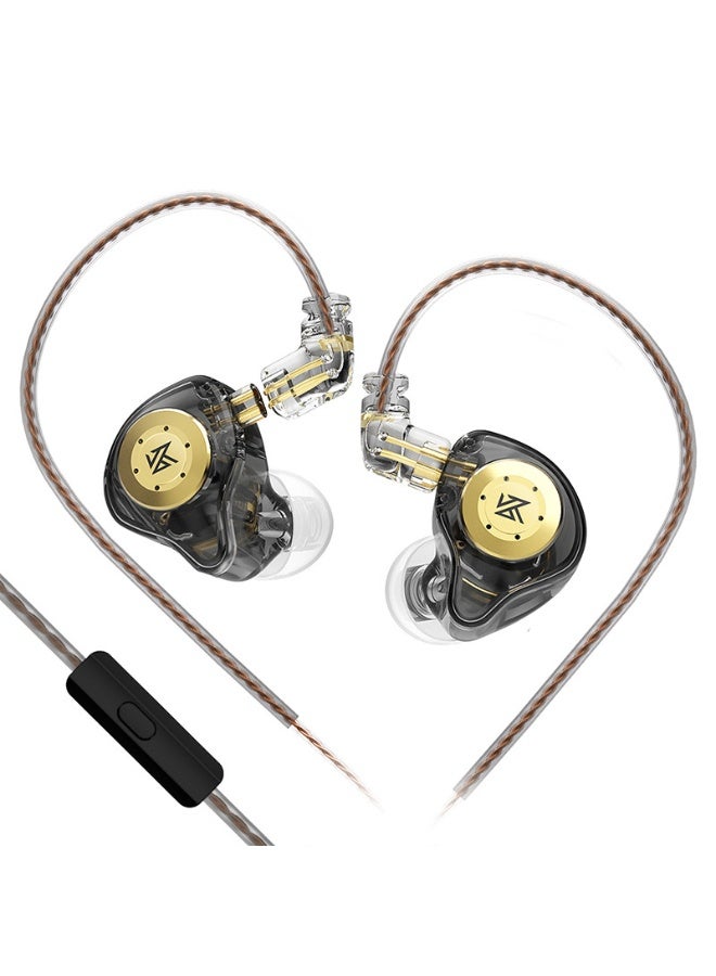 KZ EDX PRO in Ear Monitor IEM Wired Earbuds Earphones 1DD Wired Ear Buds HiFi Deep Bass with 1DD New 3.5mm Dynamic Driver Over Ear Headset with Detachable Cable with Mic Black - Image 1