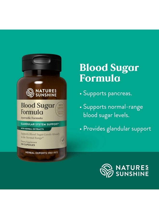 Nature's Sunshine - Blood Sugar Formula 100 Caps - Image 1