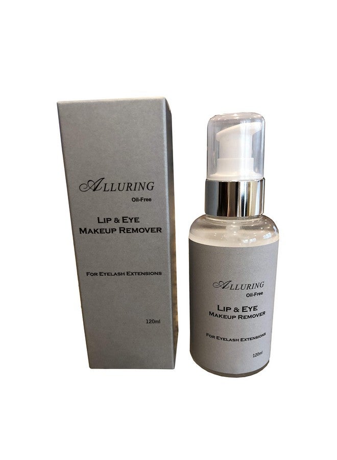 Alluring Lips & Eye Makeup Remover For Eyelash Extensions Oil Free Gentle 120Ml Bottle By Alluring Lashes - Image 3