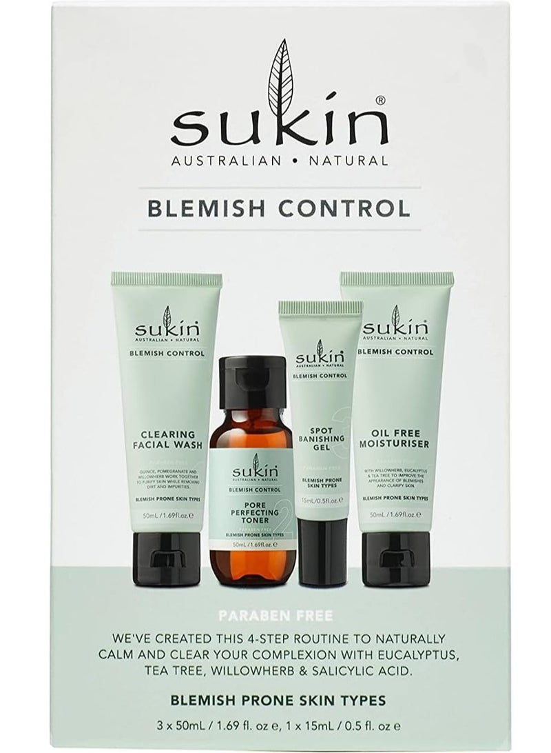 Sukin Blemish Control 4 Step Blemish Prone Skin Types - Image 1