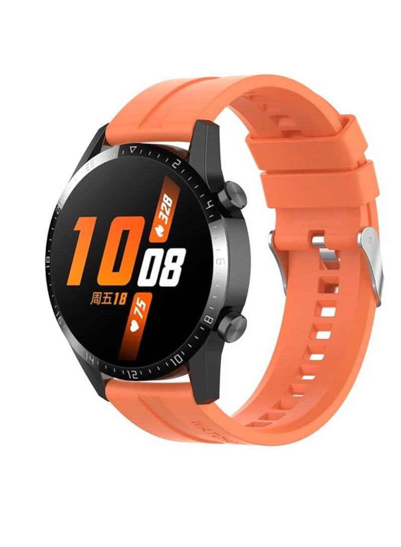 Strap Silicone Band 22MM For Samsung galaxy watch 3 45mm /watch 46mm/Gear S3/Huawei watch GT3 46MM/GT2E/GT 46mm/GT2 Pro/GT2 46MM/honor Magic Watch2 46mm/Amazfit GTR4/GTR3/2/2e - Image 1