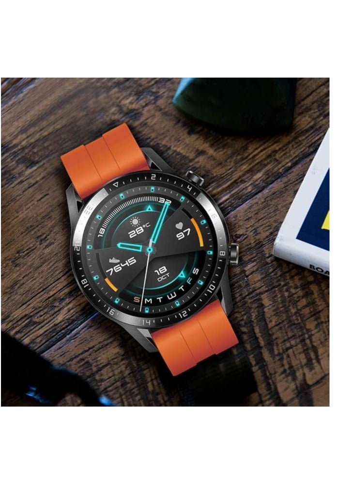 Strap Silicone Band 22MM For Samsung galaxy watch 3 45mm /watch 46mm/Gear S3/Huawei watch GT3 46MM/GT2E/GT 46mm/GT2 Pro/GT2 46MM/honor Magic Watch2 46mm/Amazfit GTR4/GTR3/2/2e - Image 4