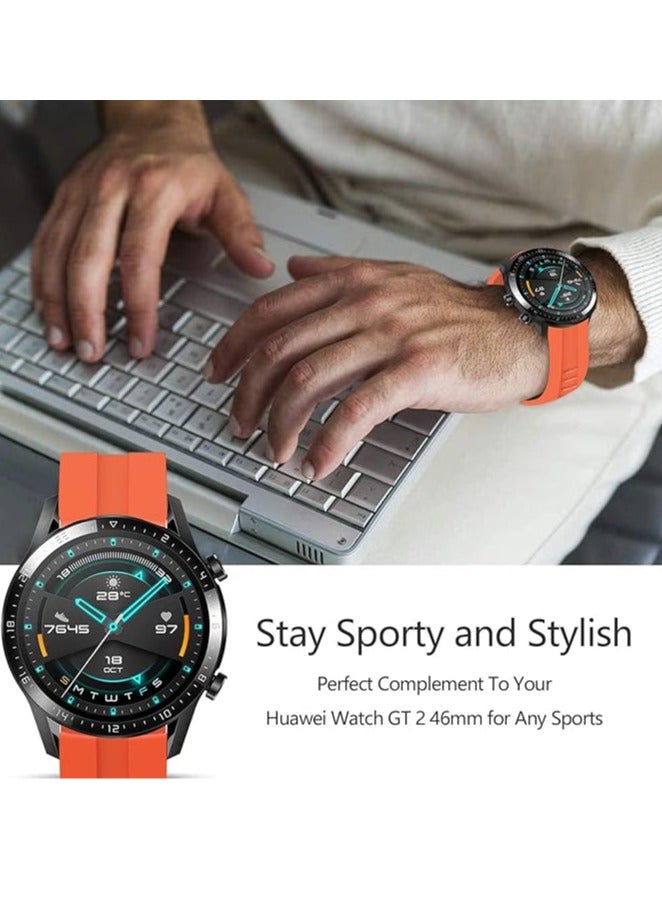 Strap Silicone Band 22MM For Samsung galaxy watch 3 45mm /watch 46mm/Gear S3/Huawei watch GT3 46MM/GT2E/GT 46mm/GT2 Pro/GT2 46MM/honor Magic Watch2 46mm/Amazfit GTR4/GTR3/2/2e - Image 5