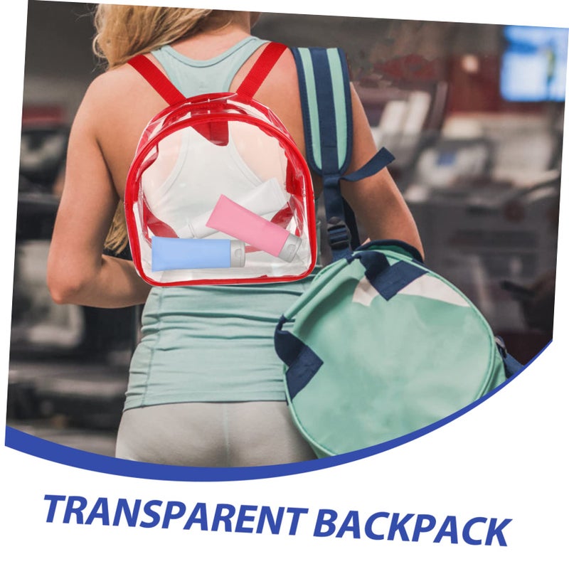 Waterproof PVC Beach Backpack Lightweight Sturdy Outdoor Festival Stadium Event Bag - Image 4