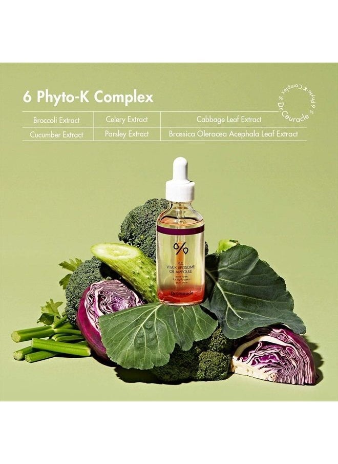 leegeehaam - PLC Vitamin K Liposome Oil AmpouleㅣSpecial Care for Toning, Glowing, Hydration, BrighteningㅣSkin-Friendly Water&Oil Layer FormulaㅣSerum for Dark AreaㅣDr.Ceuracle - Image 1