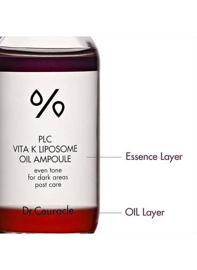 leegeehaam - PLC Vitamin K Liposome Oil AmpouleㅣSpecial Care for Toning, Glowing, Hydration, BrighteningㅣSkin-Friendly Water&Oil Layer FormulaㅣSerum for Dark AreaㅣDr.Ceuracle - Image 1