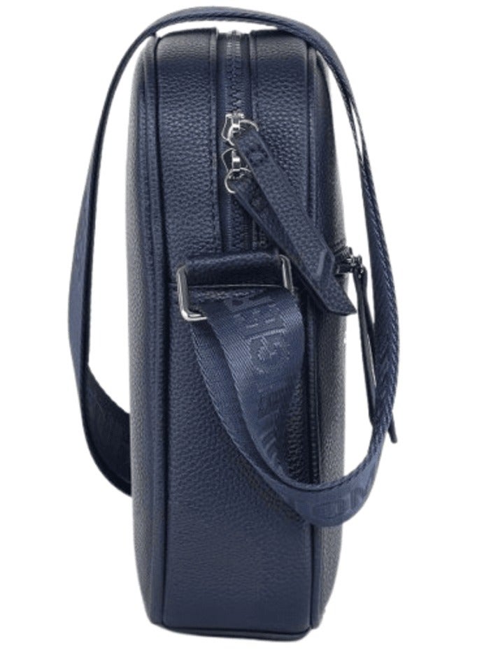 Tommy Hilfiger Plus Leather Tommy Hilfiger Crossbody Messenger Shoulder Navy Blue Men bag  - Image 5