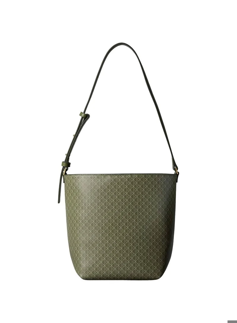 Allover Emblem Logo Bucket Bag