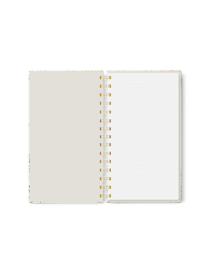 Dashleigh Gold Foil Bee Spiral Journal, 7x9 inch, Dot Grid - Image 3