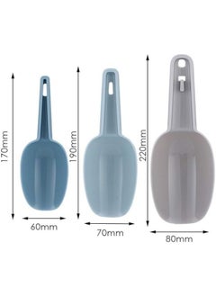 Happy Home 3-Piece Scoop Set, Scoop for Dry Food, Powder, Coffee Beans, Popcorn, Candy, Corn, Cat & Dog Food, Measuring Cup, Dishwasher Safe, BPA Free  - Image 5