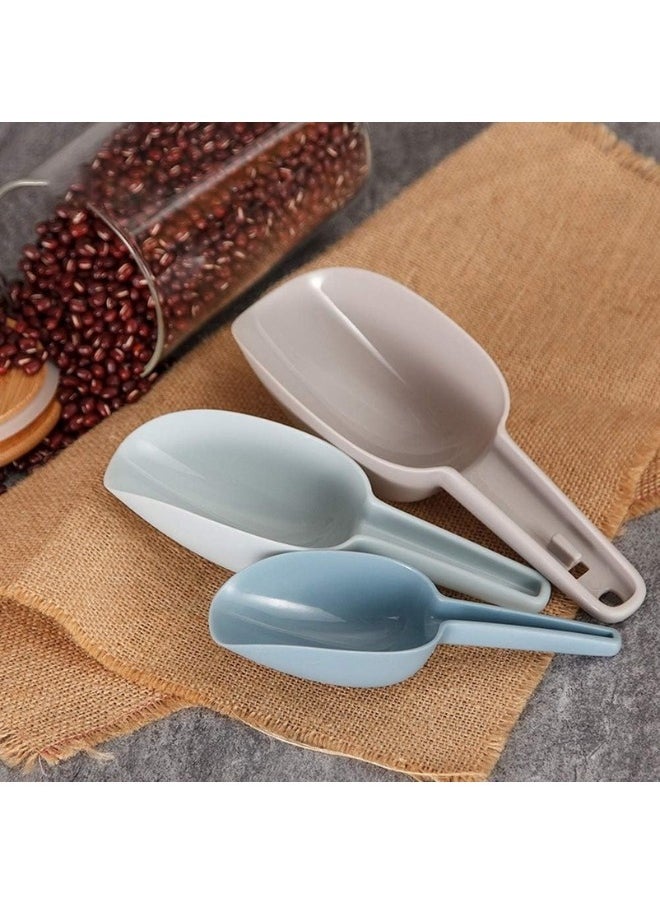 3-Piece Scoop Set, Scoop for Dry Food, Powder, Coffee Beans, Popcorn, Candy, Corn, Cat & Dog Food, Measuring Cup, Dishwasher Safe, BPA Free