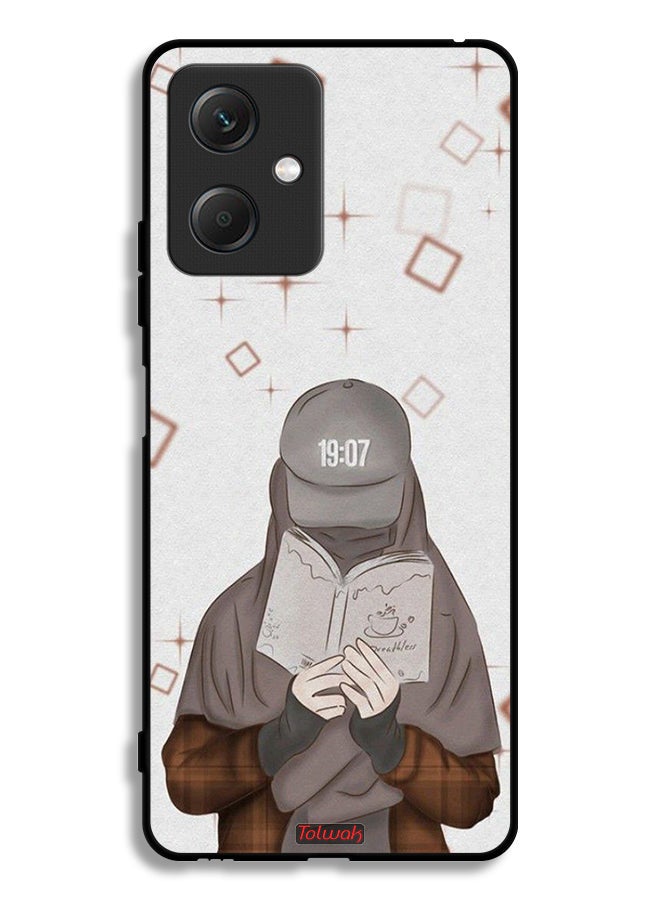 Tolwak Xiaomi Redmi Note 12 Protective Case Cover Girl Reading Art - Image 2