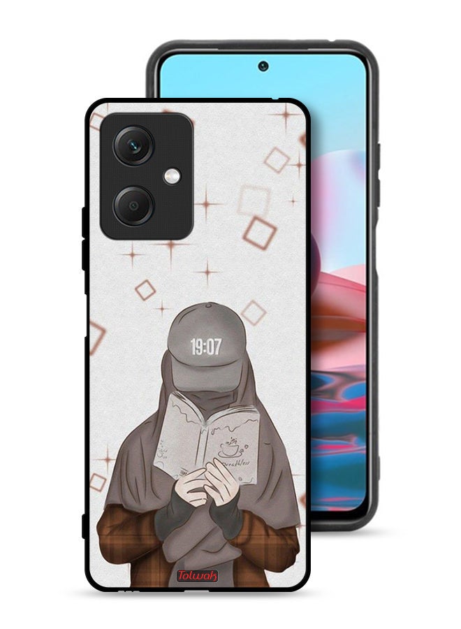 Tolwak Xiaomi Redmi Note 12 Protective Case Cover Girl Reading Art - Image 1