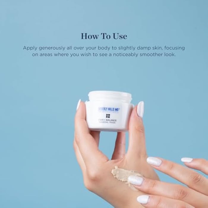 Beverly Hills MD Firm + Balance Mineral Mask for Aging Skin- Exfoliating Clay Mask for Evening Complexion- Lift, Firm, Tighten Skin w/Pineapple & Papaya Enzymes, Tripeptides, Kakadu Plum - Image 4