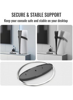 XICEN Vertical Stand For PS5 PRO / PlayStation 5 / PS5 Slim, Non-Slip Base Stand Replacement with Screw, Accessories Compatible with  PS5 Console / PS5 Pro /PS5 slim  - Image 4