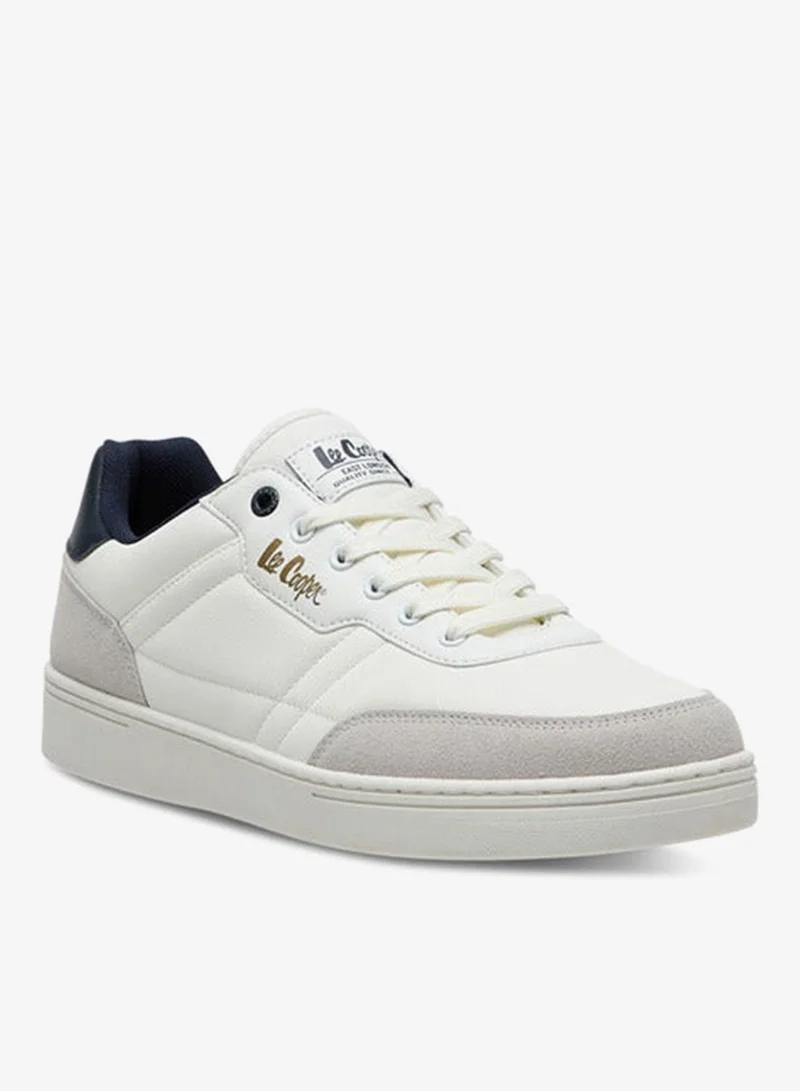 Lee Cooper Men's Logo Print Lace-Up Sneakers