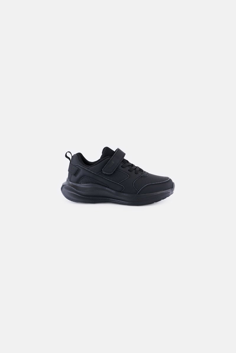 RBX Kids Girl Velcro Closure School Shoes, Black - Image 3