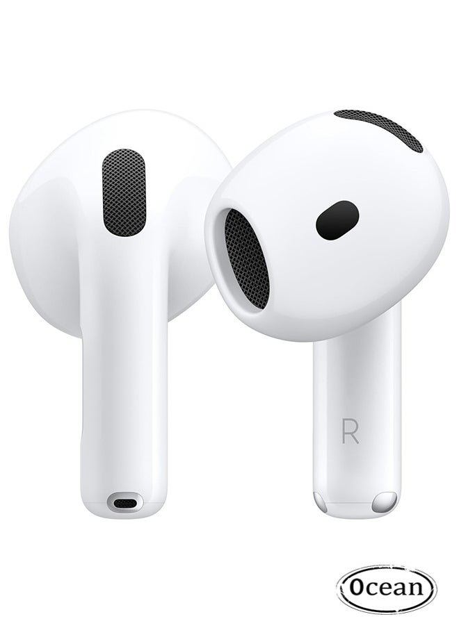 Wireless Earbuds, Air|Pods (4rd generation), Bluetooth Headphones, Immersive Sound, Personalized Spatial Audio, USB-C Charging Case, Wireless Charging, White