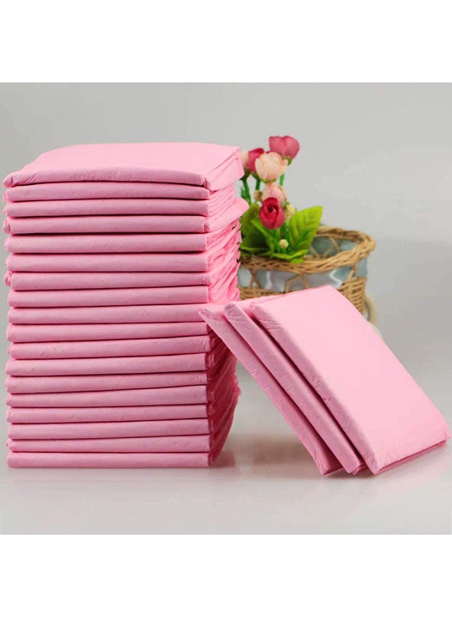 Loquat 100-Piece Ultra Absorbent Dog Training Pads Pink Small - Image 2