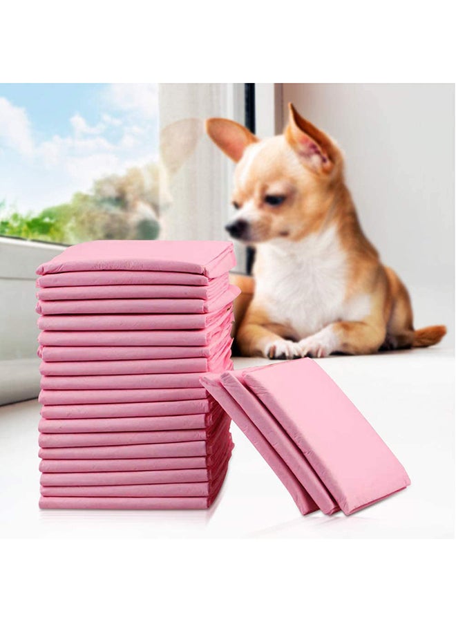 Loquat 100-Piece Ultra Absorbent Dog Training Pads Pink Small - Image 3