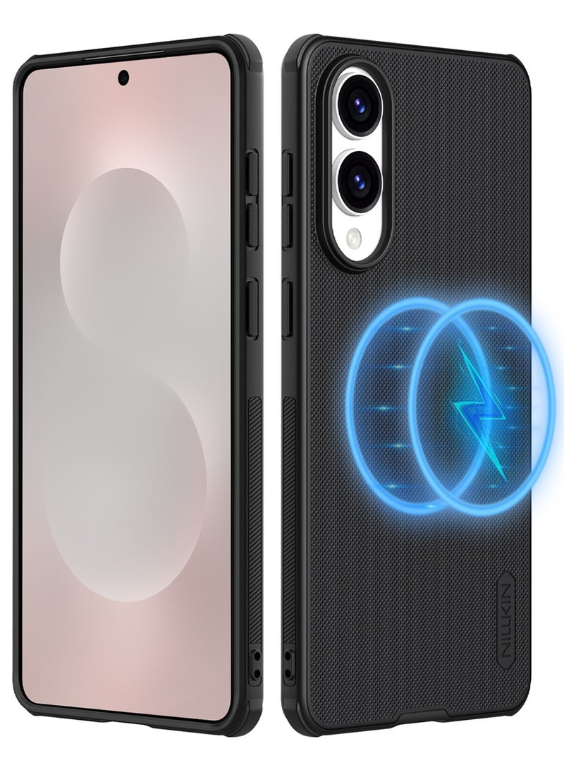 Nillkin Magnetic for Samsung Galaxy S25 Edge Case, Hard Cover with Soft Edge, Black - Image 1