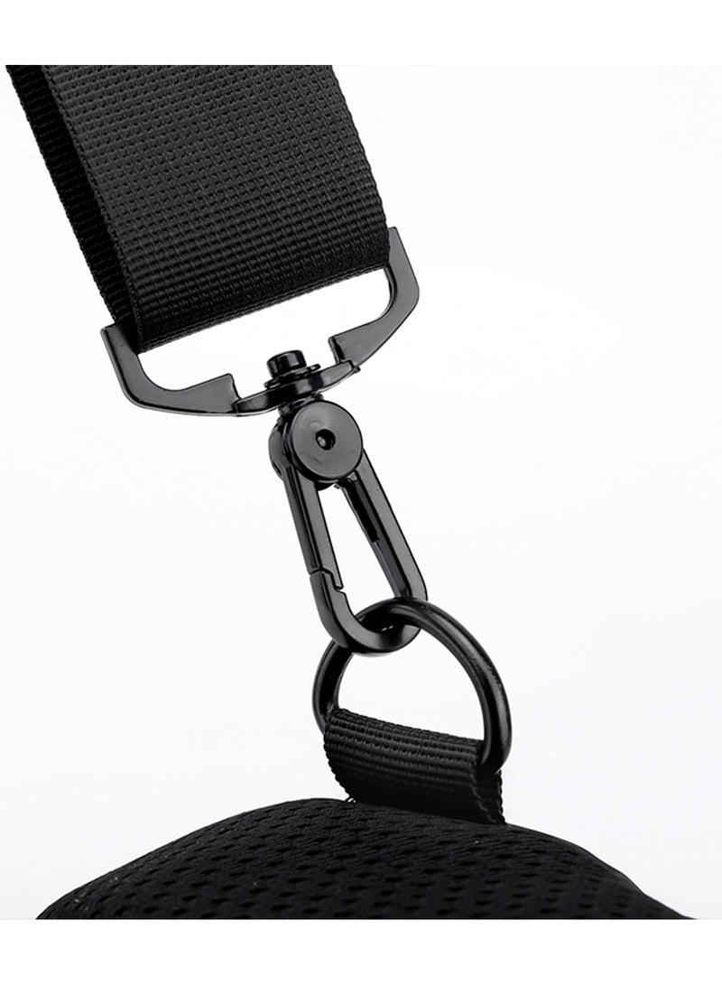 Hike Crossbody Sling Bag Synthetic Water Resistant Unisex Small Shoulder Bag with Built in USB Port for Business Travel Outdoor Shopping, HK2032-BLUE - Image 4