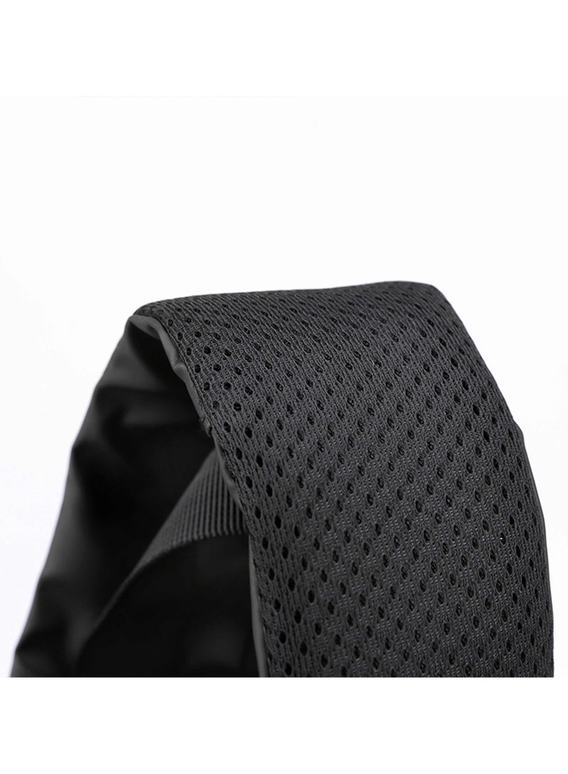 Hike Crossbody Sling Bag Synthetic Water Resistant Unisex Small Shoulder Bag with Built in USB Port for Business Travel Outdoor Shopping, HK2032-BLUE - Image 3