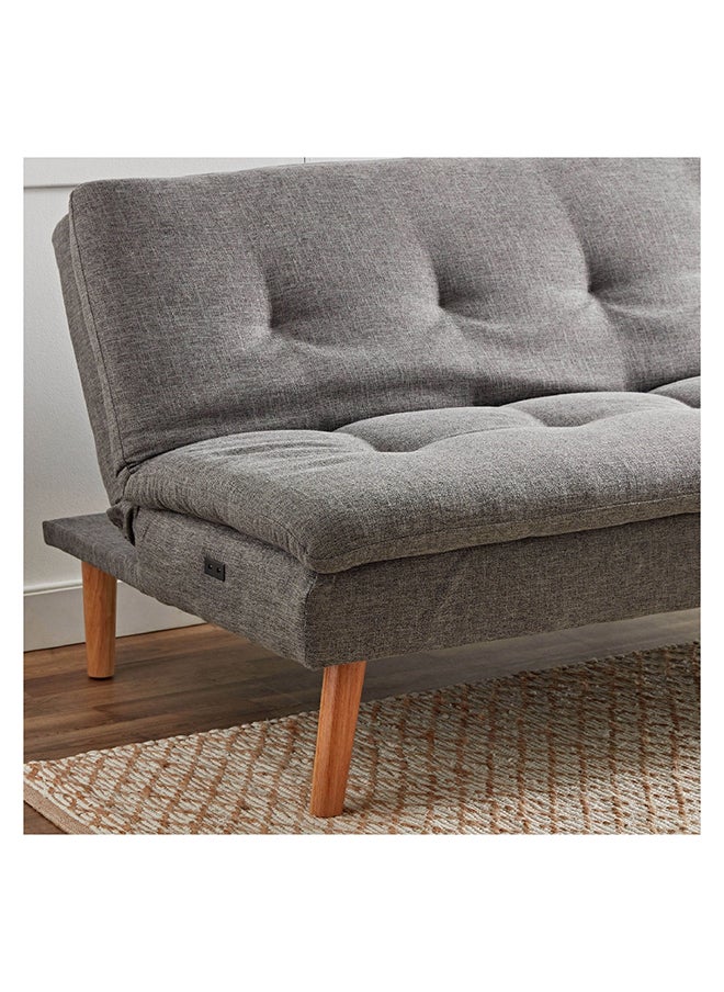Home Box Melvin 3-Seater Fabric Sofa Bed with USB Port 94 x 89 x 182 cm  - Image 5
