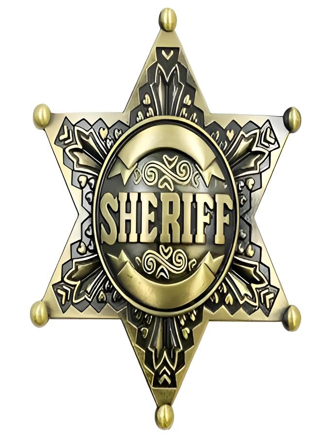Finduat Western Sheriff Badge for Kids Adults Party Favors Supplies, School Carnival Prizes, Party Bag Gift Fillers - Image 1