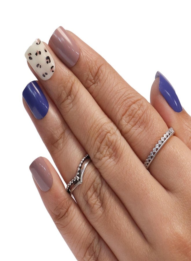 Beromt false nail animal print design full fake nail for woman professionals - BFN1051APN - Image 3