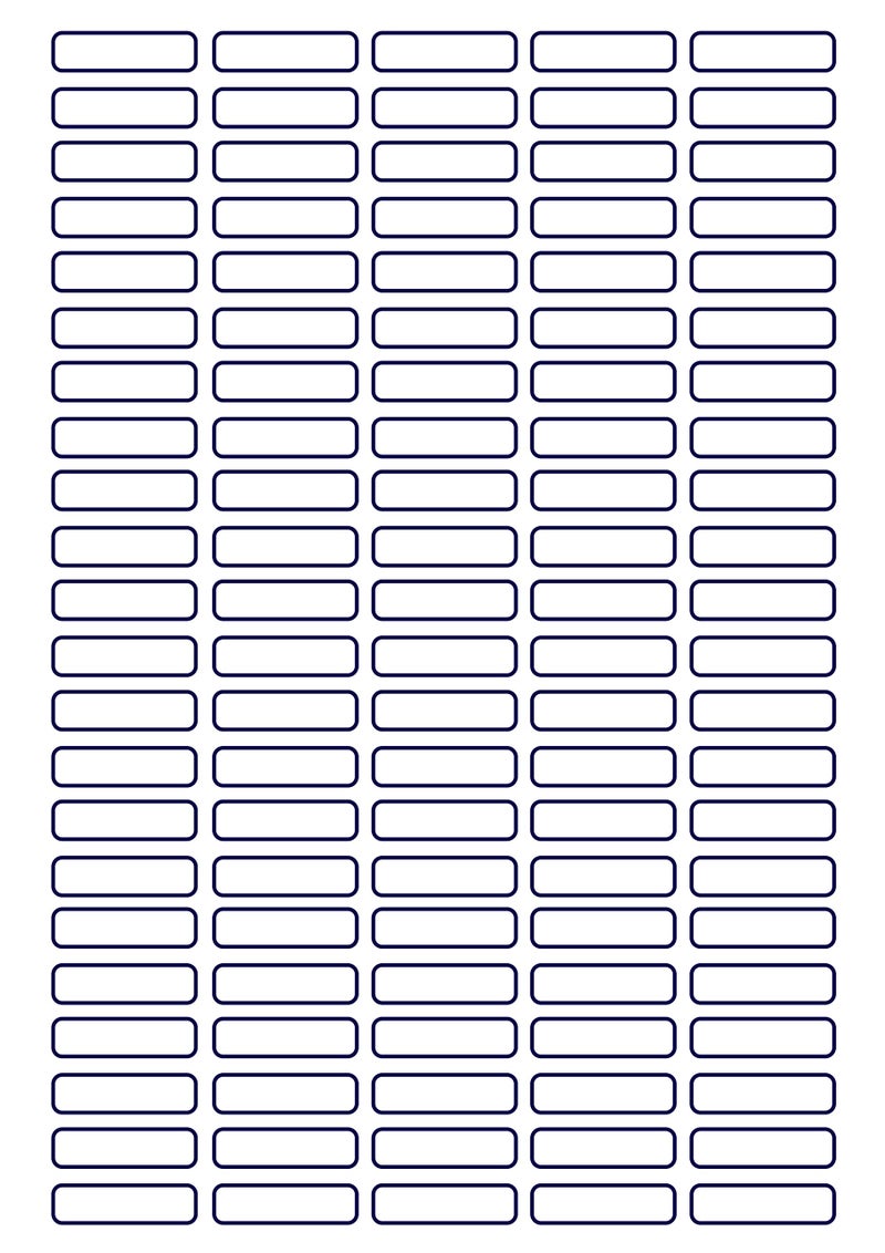 K3 Multi Purpose Self Adhesive Labels (Lable Size 35 x 10 mm, 110 Lable in A4)(Pack of 80 Sheet) - Image 4