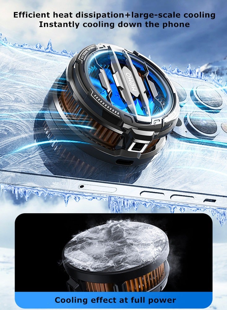 Memo CX07 Smartphone Magnetic Cooler Radiator Fan 15W Fast Cooling Semiconductor Heatsink Radiator Fit For All Smart Phone And Tab For Gaming  - Image 3