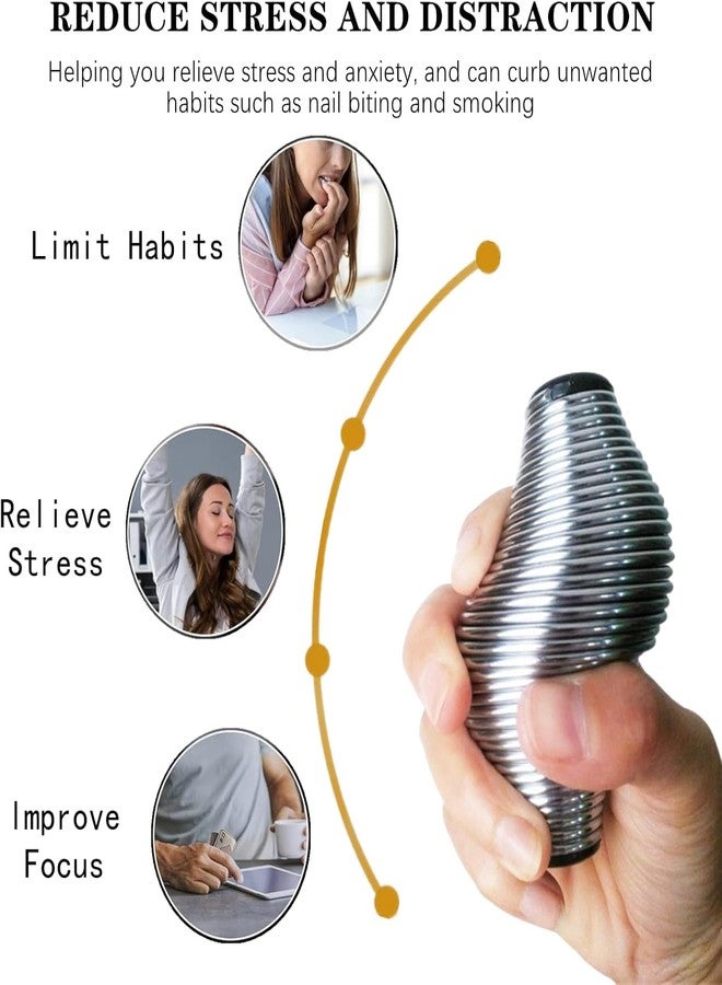 KEYOZA Grip Strength Trainer, Spring Stress Ball - Hand Finger Thumb Exerciser Grip Strengthener | Anxiety Stress Relief Therapy - Image 5
