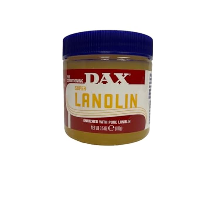 DAX super hair conditioner 100% PURE LANOLIN Not gummy or sticky 3.5OZ - Image 1