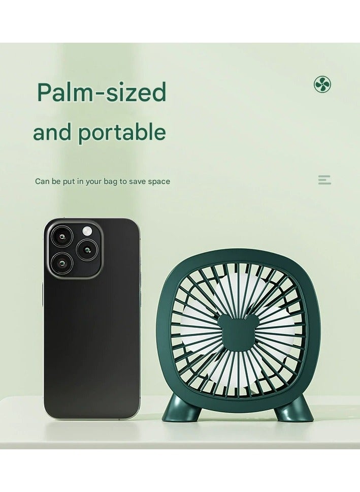 Goolsky Mini USB Desk Fan – Quiet Portable Table Fan for Office, Dorm, Home, Desktop Cooling Fan with Adjustable Angle  - Image 2