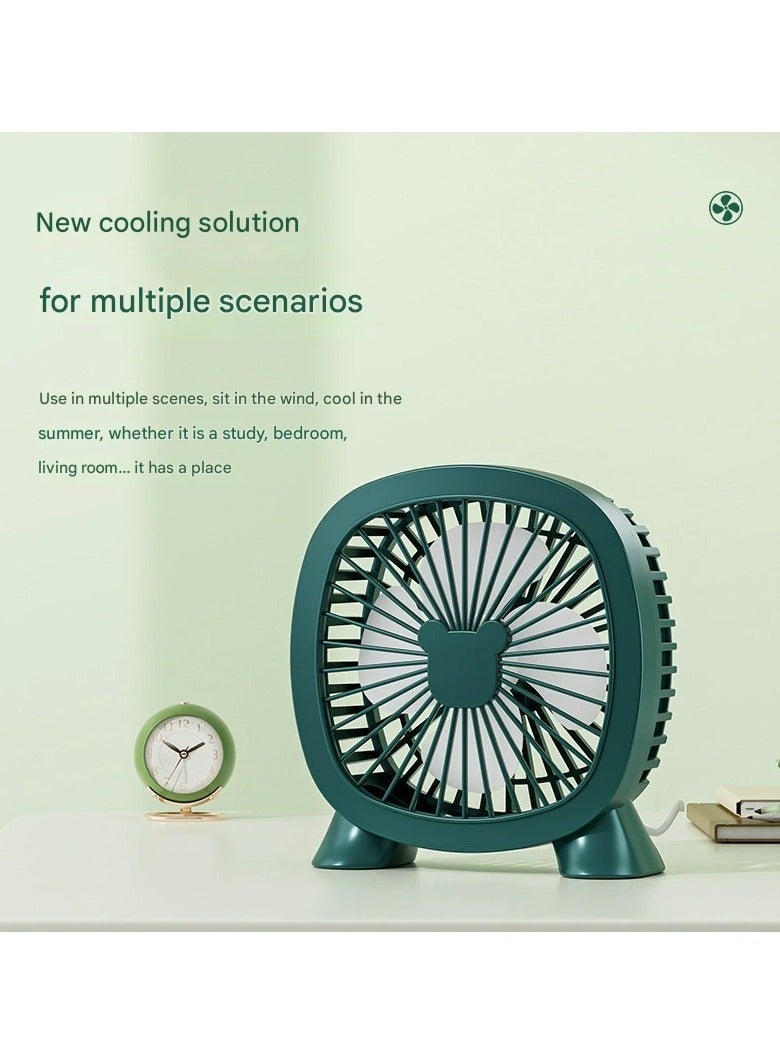 Goolsky Mini USB Desk Fan – Quiet Portable Table Fan for Office, Dorm, Home, Desktop Cooling Fan with Adjustable Angle  - Image 3