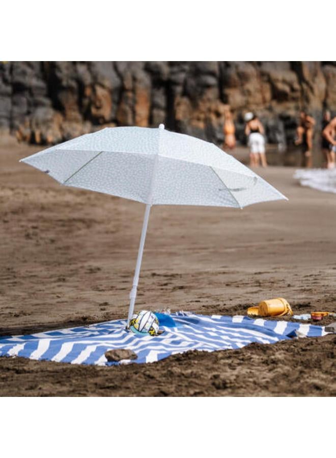 OLAIAN Poncho beach towel XXL 190 x 190 cm - deckchair blue - Image 3