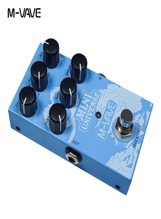 M-VAVE  Mini Universe Digital Reverb Pedal 9 Reverb Effects Room/Shimmer/Lofi/Spring Reveb Effect Pedals Guitar Pedal - Image 2