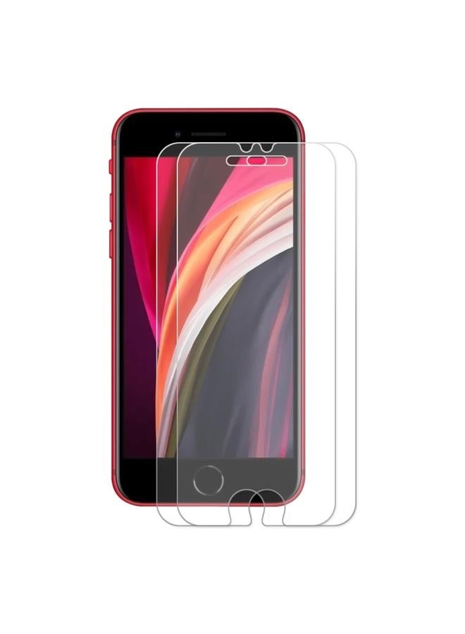Green Tiger iPhone SE 2022 2020 2pcs ENKAY Thickened Glue No White Edge 0.26mm 9H 2.5D Tempered Glass Film - Image 1