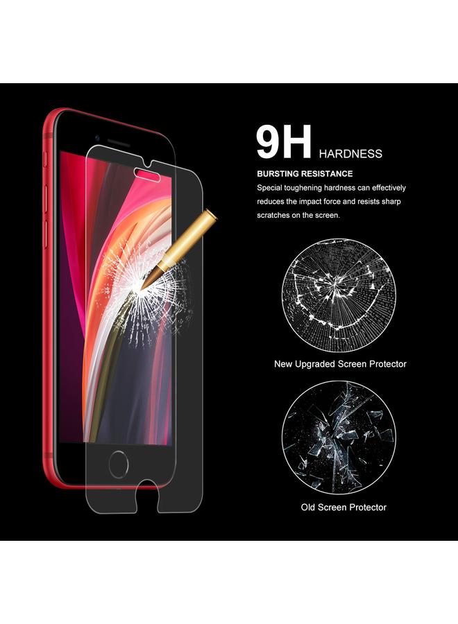 Green Tiger iPhone SE 2022 2020 2pcs ENKAY Thickened Glue No White Edge 0.26mm 9H 2.5D Tempered Glass Film - Image 3