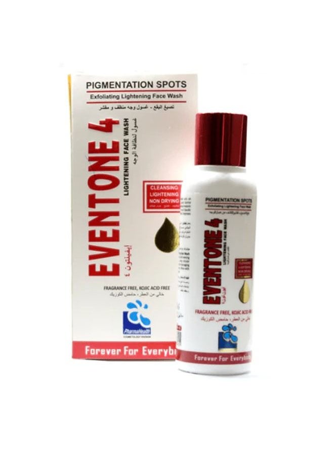 PharmaHealth EVENTONE 4 PIGAMENTATION SPOTS EXFOLIATING LIGHTENING FACE WASH 100ML 