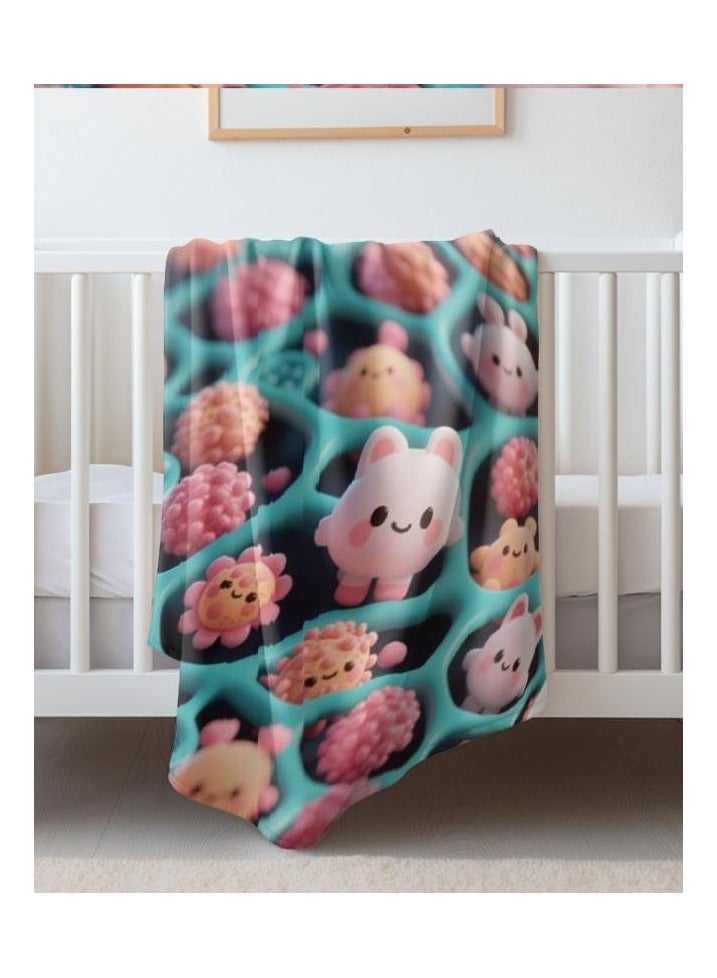 general Flannel thin blanket (warm and comfortable, suitable for sleep, gaming, dust removal and sandproof) 150cm*200cm - 993 - Image 5