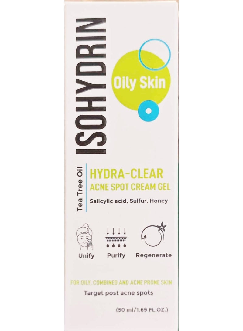 Isohydrin hydra face gel skin care 50ml